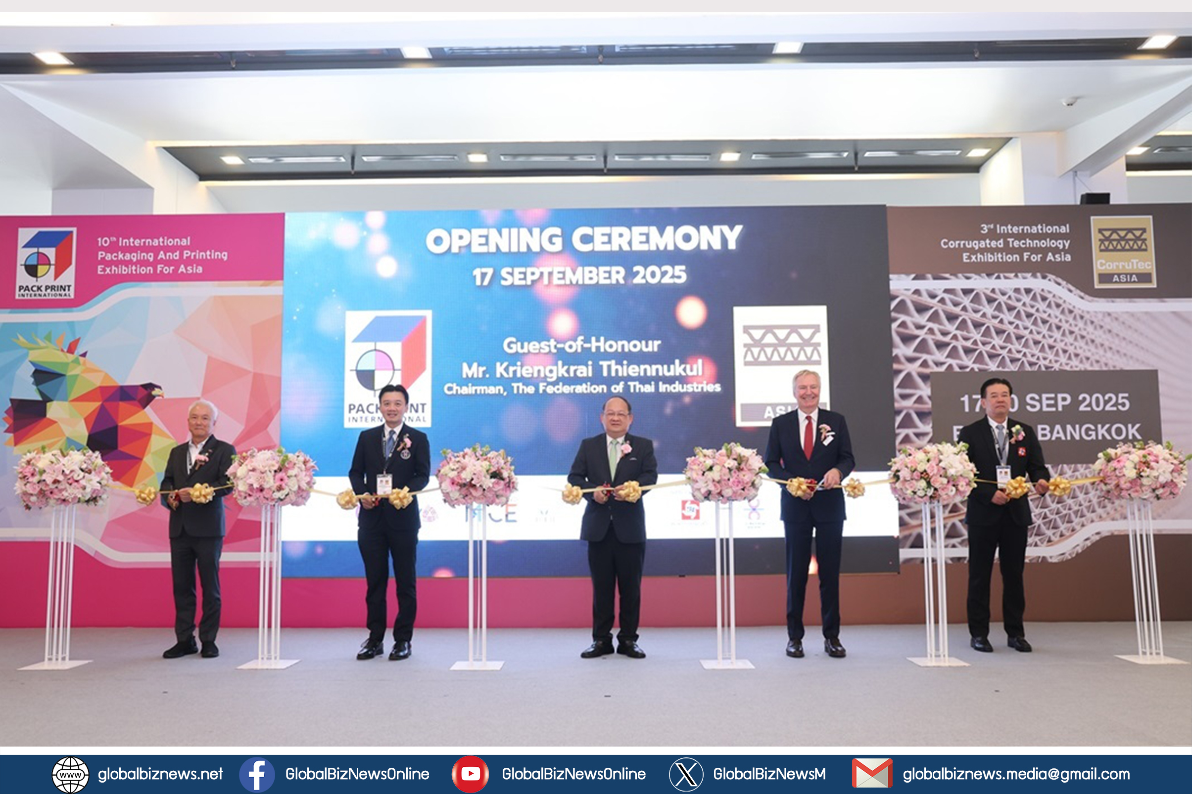 เปิดฉากมหกรรม PACK PRINT INTERNATIONAL 2025 และ CorruTec ASIA 2025