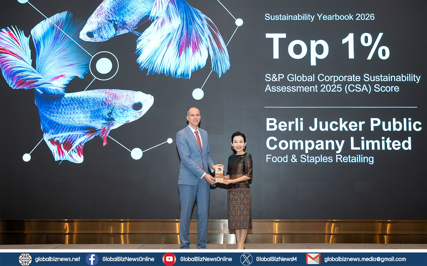 BJC ผงาดเบอร์ 1 โลก ครองแชมป์ความยั่งยืน 4 ปีซ้อน ติด Top 1% ของโลก